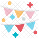 Decoration Bunting Flags Icon