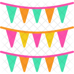 Bunting  Icon