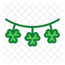 Bunting Clover Decoration Icon