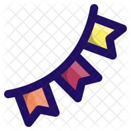 Bunting flag Icon