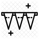 Bunting Flags  Icon