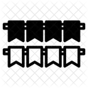 Bunting Flags Icon