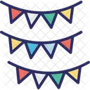 Bunting flags  Icon