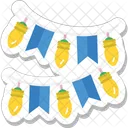 Buntings Pennants Party Icon
