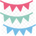 Party Decoration Party Flags Pennants Icon