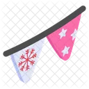 Garlands Decoration Pennants Icon