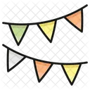 Garlands Decoration Pennants Icon