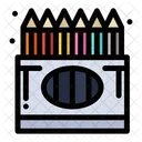 Buntstiftfarbe  Symbol