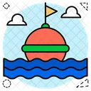 Buoy Anchored Float Navigation Mark Icon