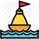 Sign Buoy Marker Icon