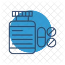 Bupropion Pills Jar  Icon