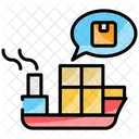 Buque Portacontenedores Icono