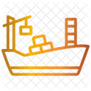 Barco De Carga Icono