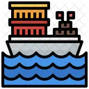 Barco de carga  Icono