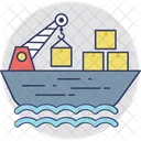 Barco de carga  Icono