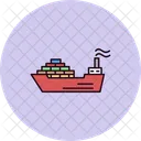 Barco de carga  Icono