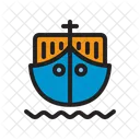 Buque De Carga Carga Barco Icono