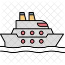 Buque De Carga Crucero Buque De Reparto Icon