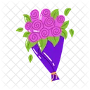 Buquê de flores  Ícone