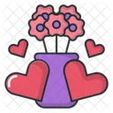 Buquê de flores  Ícone