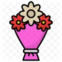 Buquê de flores  Ícone