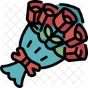 Buquê de rosas  Ícone