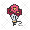 Buque Flor Flores Ícone