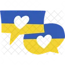 Ucrania Ucraniano Burbuja Icono