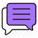 Chat Burbujas Texto Icono