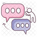 Chatbot Comunicacion Bocadillo De Dialogo Icono