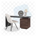 Bureau Bureau Table Icon