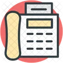 Bureau Imprimante Fax Icon