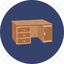 Bureau Furniture Side Table Icon