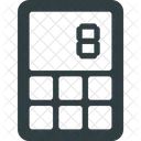 Bureau Mathematiques Calculatrice Icon