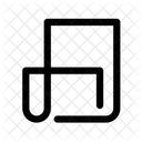 Ligne Papier Journal Icon
