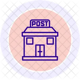 Bureau de poste  Icône
