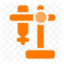 Buret clamped  Icon