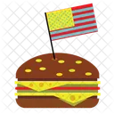 Burger Fast Food Hamburger 아이콘