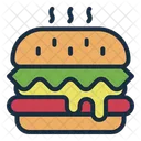Burger Hamburger Sandwich Icône