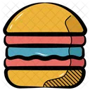 Burger Hamburger Junk Food Icon