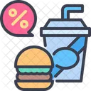 Burger Meal Fast Food Icon