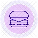 Burger Liniensymbol Symbol