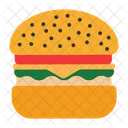 Burger Essen Mahlzeit Symbol