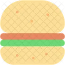 Burger Fast Food Grilled Icon