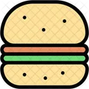 Burger Fast Food Grilled Icon