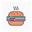 Burger Hot Burger Fastfood Icon