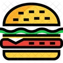 Burger Chese Burger Fast Food Icon