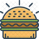 Burger Sandwich Fast Food Icon