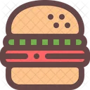 Burger Meat Snack Icon