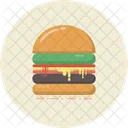 Burger Hamburger Bread Icon